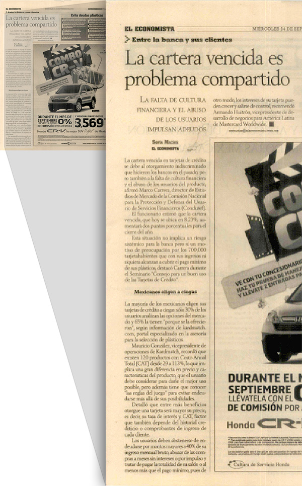 La cartera vencida es problema compartido