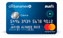 Solicitar Tarjeta Martí Clásica Citibanamex - Banamex
