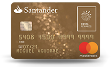 Solicitar Tarjeta Fiesta Rewards Oro - Santander