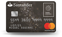 Solicitar Tarjeta Fiesta Rewards Platino - Santander