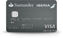 Solicitar Tarjeta Santander Iberia Infinite - Santander