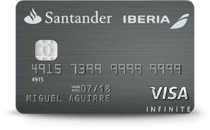 Solicitar Tarjeta de Credito Tarjeta Santander Iberia Infinite de Santander
