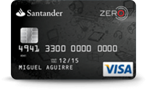 Solicitar Tarjeta de Credito Tarjeta Santander Zero (Estudiantes Universitarios) de Santander